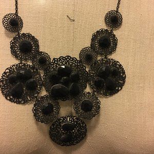 Black vintage necklace